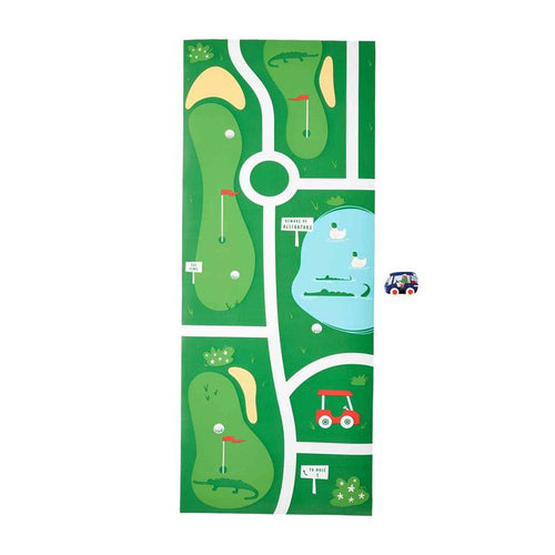 Golf Course Mat and Toy Set