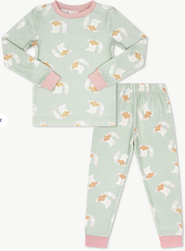 Sweet Pea PJ Set - Baking Spirits Bright
