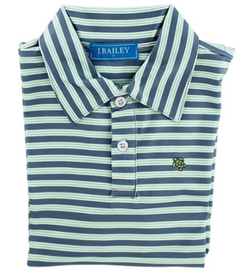 Striped Performance Polo