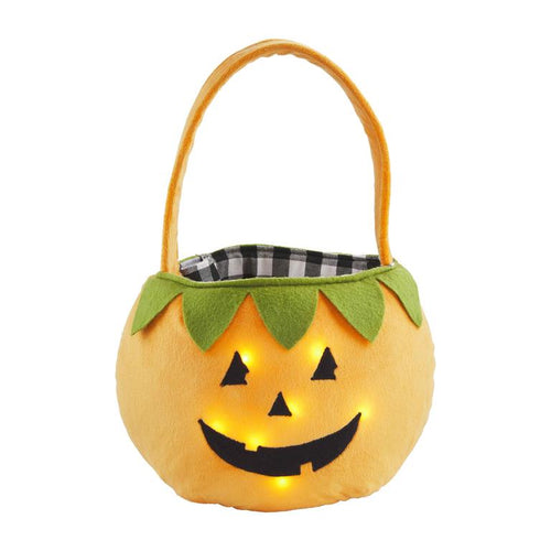 Light-Up Pumpkin Treat Bag
