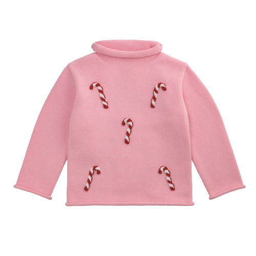Candy Cane Rollneck Sweater