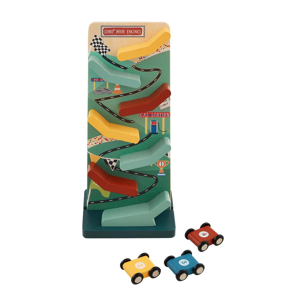 Race Car Sliding Track Set