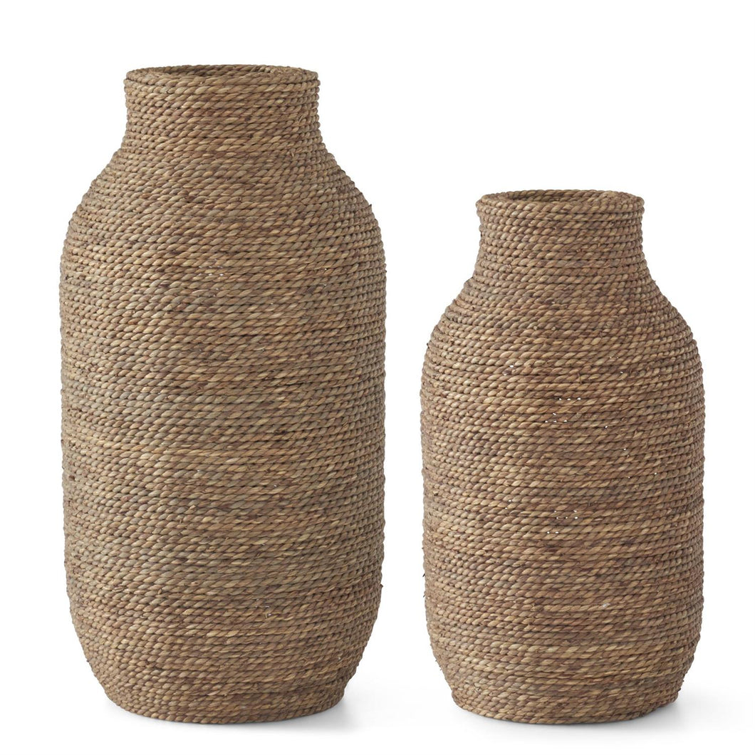 Grass & Wood Vase