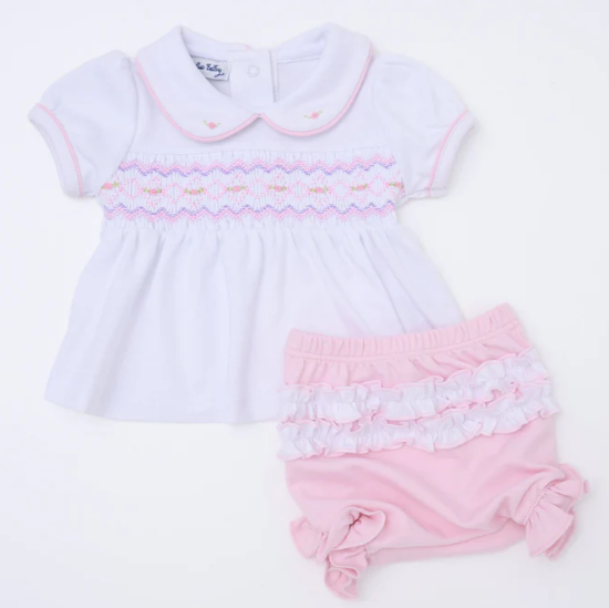 Hazel and Hudson Pink Diaper Cover Set