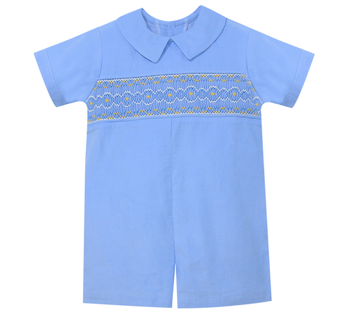 Blue Williams Cord Romper