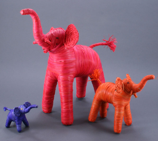 Raffia Elephant