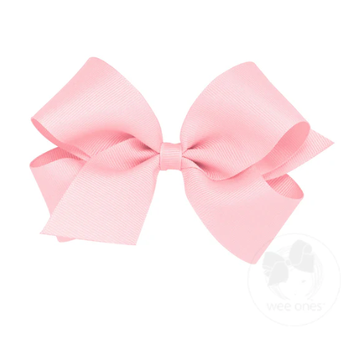 Light Pink Classic Grosgrain Hairbow