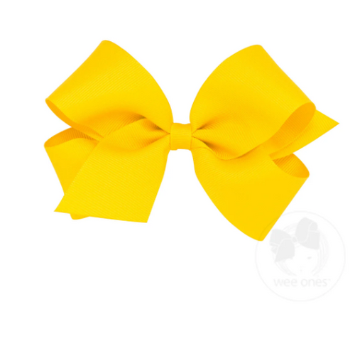 Yellow Classic Grosgrain Hairbow