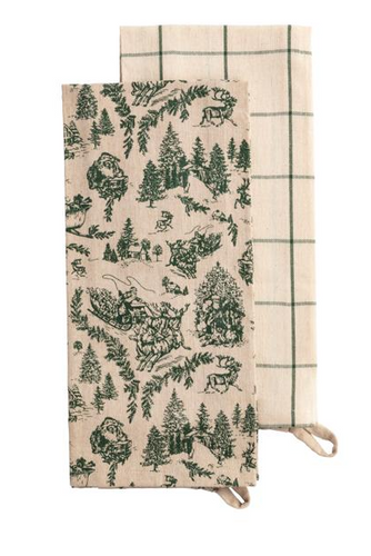White Christmas Towel Set