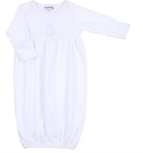 Blessed Embroidered Gown-Pink