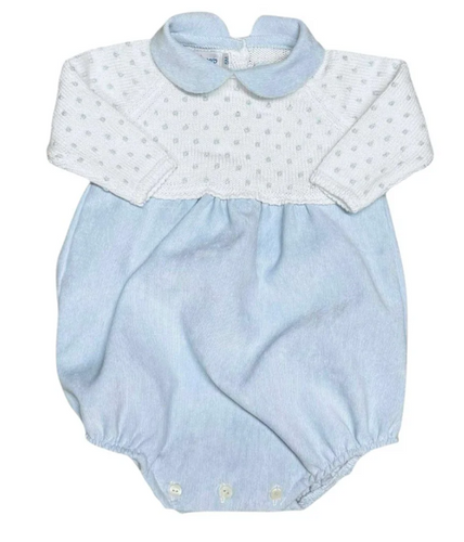 Collar Dot Corduroy Bubble