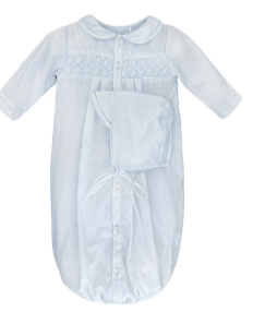 Newborn Smocked Gown + Hat