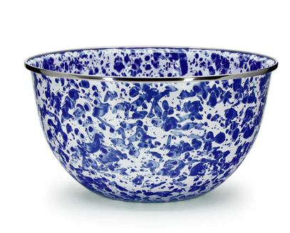 Cobalt Swirl Large Salad Bowl