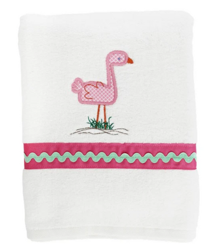 Fancy Flamingo Towel