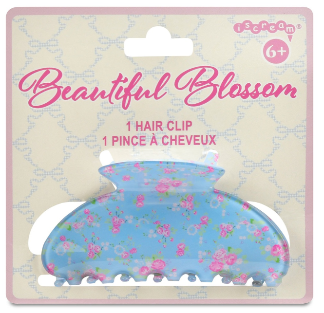 Beautiful Blossom Blue Hair Clip