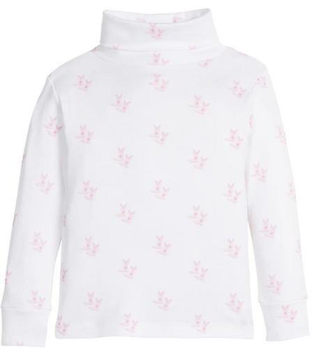 Cowboy Boots Printed Turtleneck