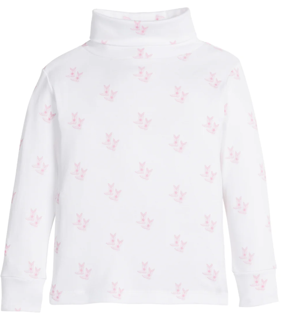 Cowboy Boots Printed Turtleneck