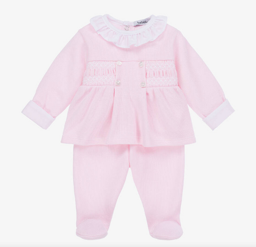 Girls Knitted Ruffle Set