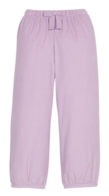 Banded Bow Pant - Pink Cord