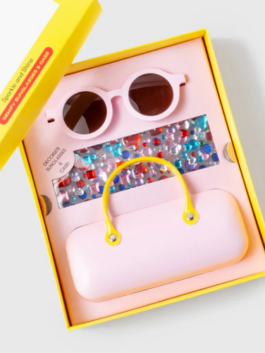 SPARKLE AND SHINE GEMIFY SUNGLASSES & CASE