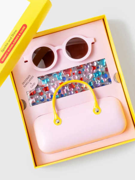 SPARKLE AND SHINE GEMIFY SUNGLASSES & CASE