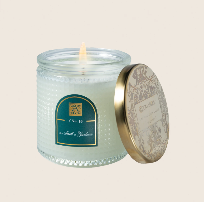 Gardenia Textured Candle