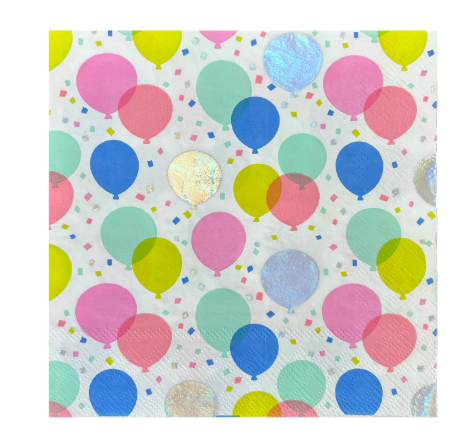 It's A Birthday Balloon Large Napkins