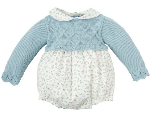 Knit Floral Bubble