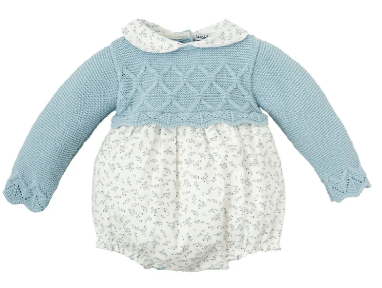 Knit Floral Bubble
