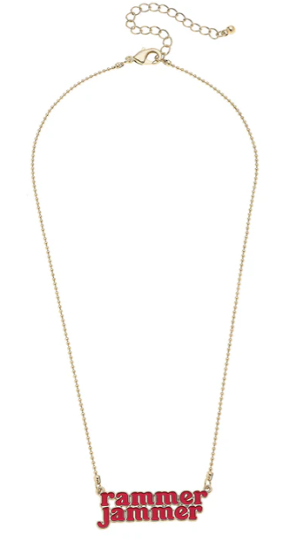 Alabama Crimson Tide Slogan Necklace