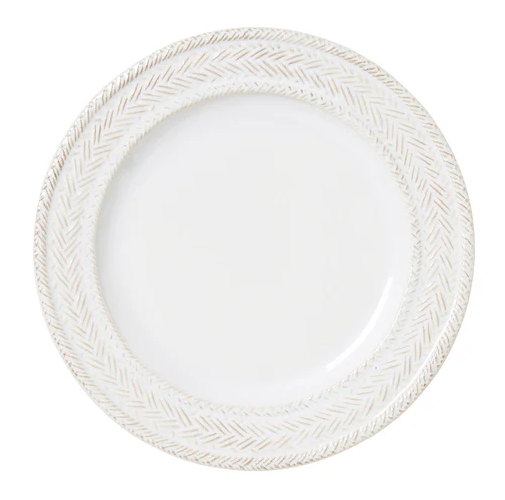 Le Panier Whitewash Dessert/Salad Plate