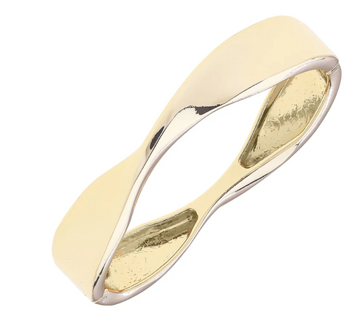 Rue Twisted Metal Hinge Bracelet