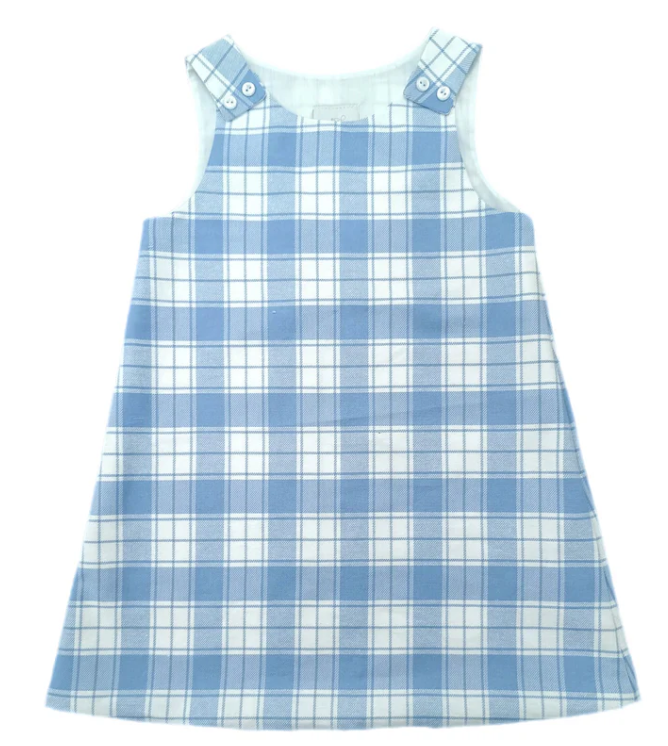 Elle Jumper Blue Flannel Check