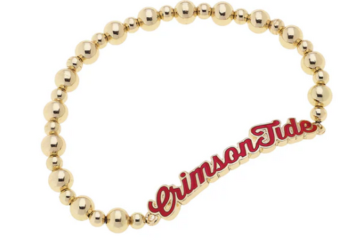 Alabama Autograph Enamel Stretch Bracelet