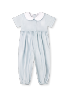 Rover Romper Bellevue Blue Bitty Dot