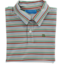 L/S Striped Performance Polo