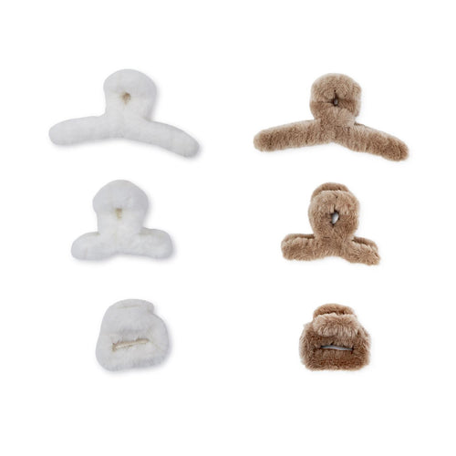 Faux Fur Claw Clips