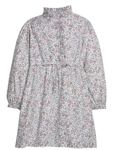 Ruffled Shirt Dress - Margaux Floral