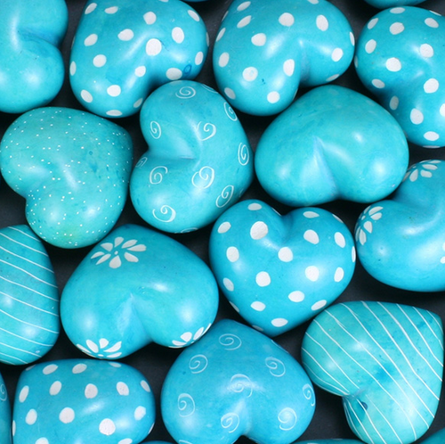 Turquoise Hearts