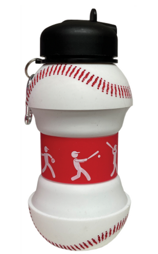Baseball Collapsible Water Bottle