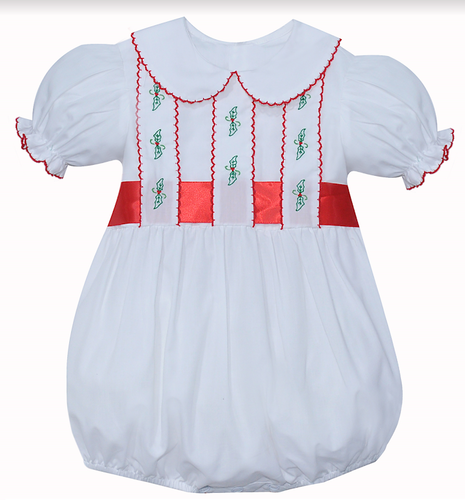 Christmas Hollies Psalm Girl Bubble