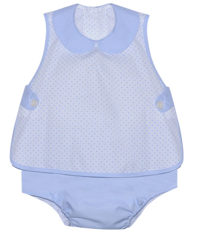 Blue Dot Bloomer Set