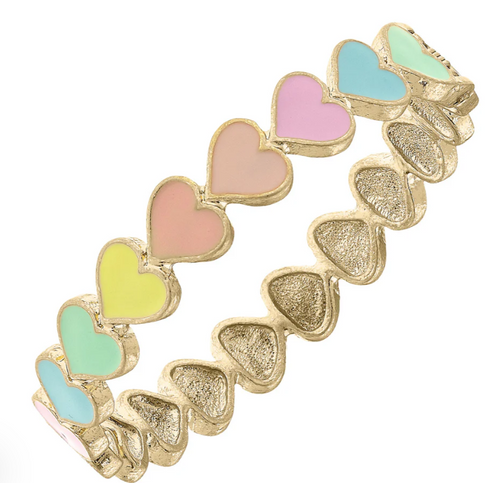 Hearts Hinge Bangle