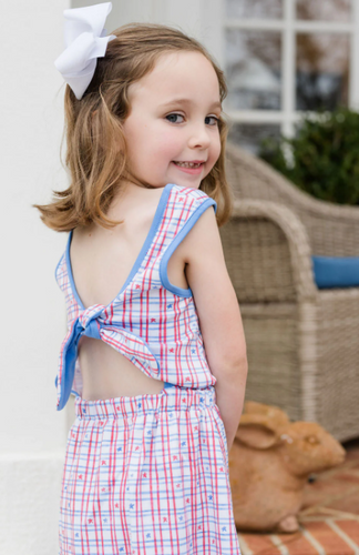 Kristin Knot Dress Patriotic Knit
