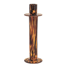 Lg Tortoise Glass Candlestick