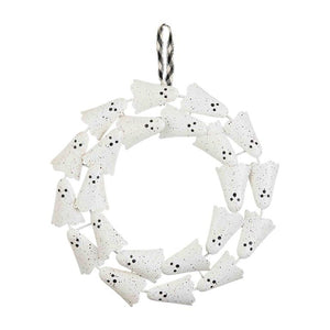 Tin Ghost Wreath