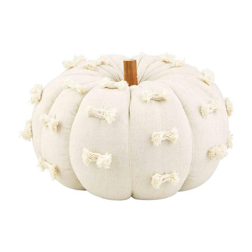 Medium Dot Fabric Pumpkin Sitter
