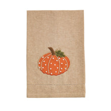 Pumpkin French Knot Towel