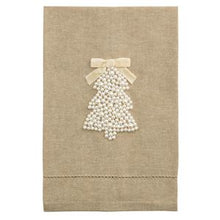 White Christmas Pearl Towel