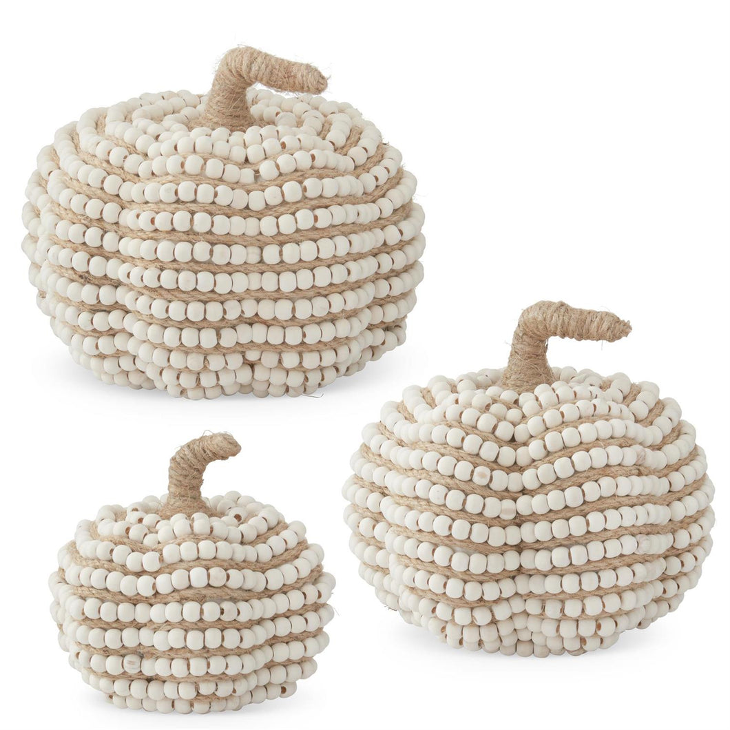 Bead & Jute Pumpkins